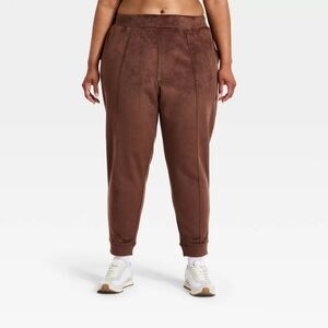 all in motion Women's Deep Brown Ponte Jogger Pants